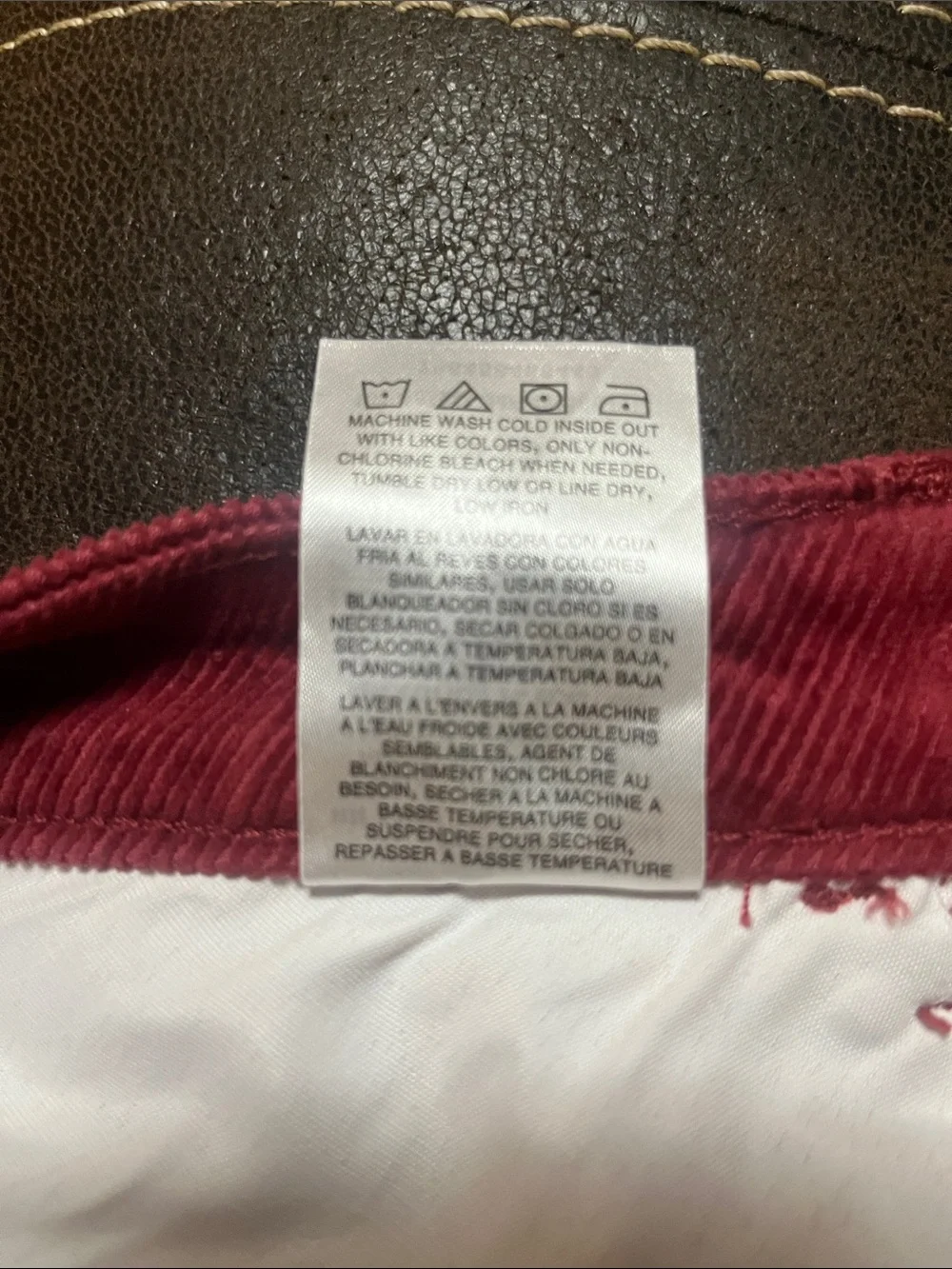 Wrangler Women High Rise Bold Boot Cut Corduroy Pants Fierce Flare Fall Western